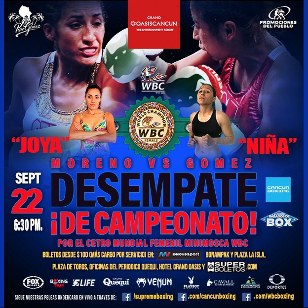 ESMERALDA «JOYA» MORENO VOY POR LA VICTORIA EN UNA PLAZA DIFÍCIL PARA MÍ «OASIS ARENA CANCÚN»