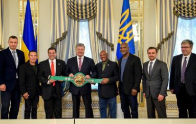 El Presidente de Ucrania recibe a los Campeones del CMB