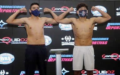 Rodríguez y Aguilar quieren la corona latina WBA.