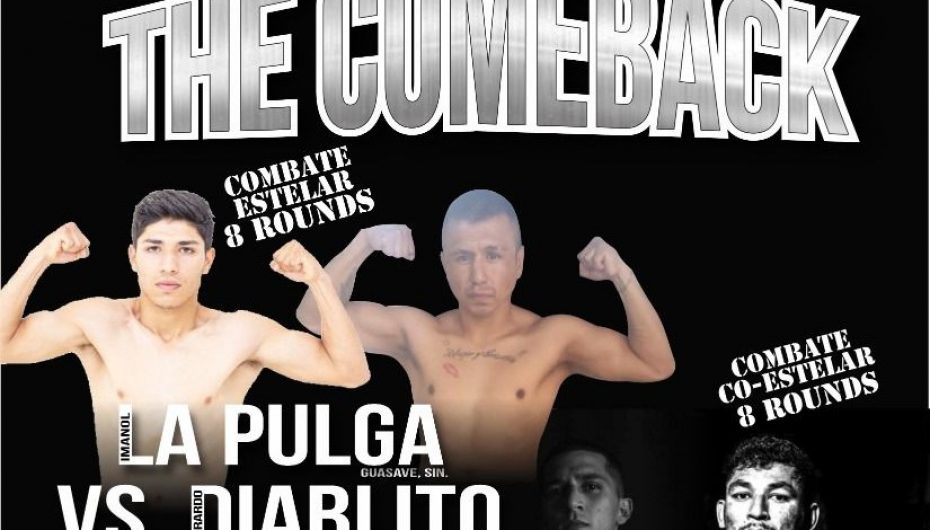 Big Star Boxing presenta “Comeback”, este 10 de agosto en el Bar Nubo de Guasave