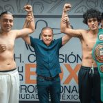 PAJARITO ESTRADA JR. Y ORLANDO CANDELAS, EN PESO Y LISTOS PARA DISPUTAR EL CAMPEONATO EDOMEX